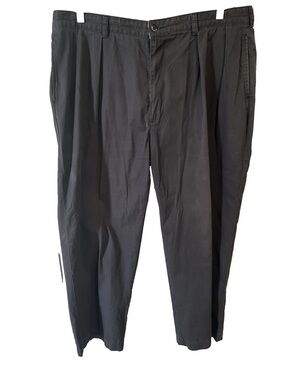 Polo by Ralph Lauren Charcoal Gray Pleated Chinos